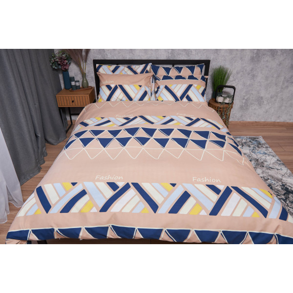 Фото - Комплект постельного белья Moon&Star Полисатин Premium «Fashion» King Size 220x240 см нав. 4х50х70 (MS-820002791)