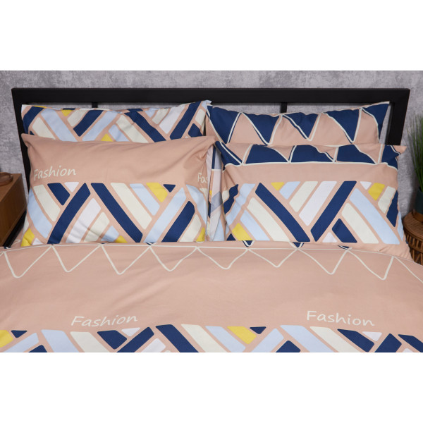 Фото - Комплект постельного белья Moon&Star Полисатин Premium «Fashion» King Size 220x240 см нав. 2х50х70 (MS-820002789)
