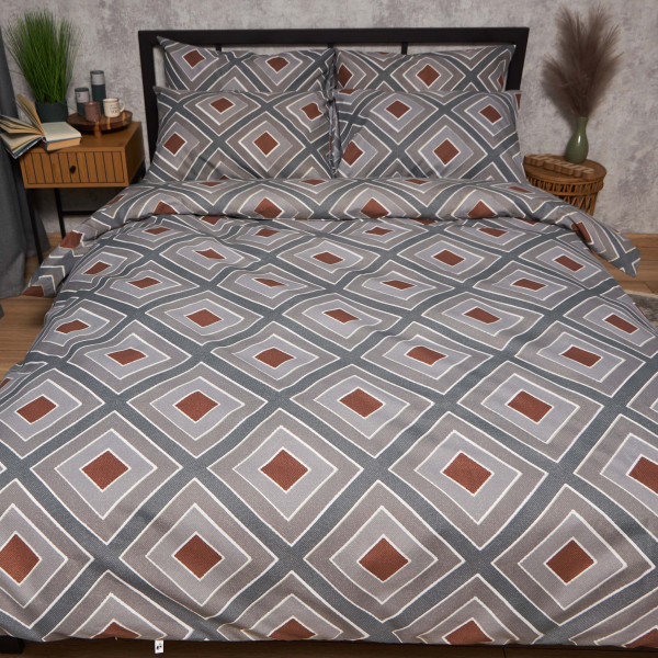 Фото - Комплект постельного белья Moon&Star Микросатин Premium Loft Style 200х220 нав. 40х60 см 2 шт. (MS-890000714)