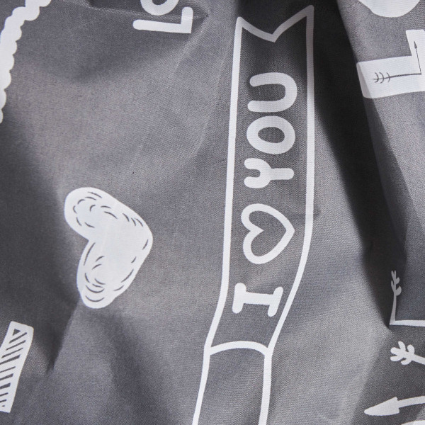 Фото - Комплект постельного белья Moon&Star Микросатин Premium Love Script 160х220 нав. 4х70х70 (MS-820007899)