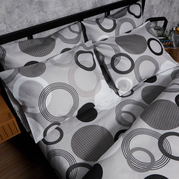 Фото - Комплект постельного белья Moon&Star Микросатин Premium Orbit Elegance 175х210 нав. 2х40х60 (MS-820007985)