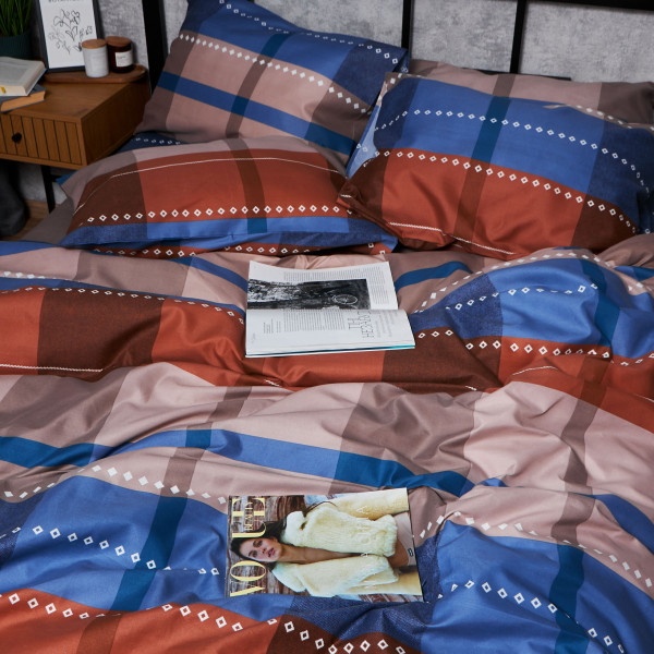 Фото - Комплект постельного белья Moon&Star Premium Plaid Perfection 160х220х2 нав. 4х70х70 (MS-820008189)