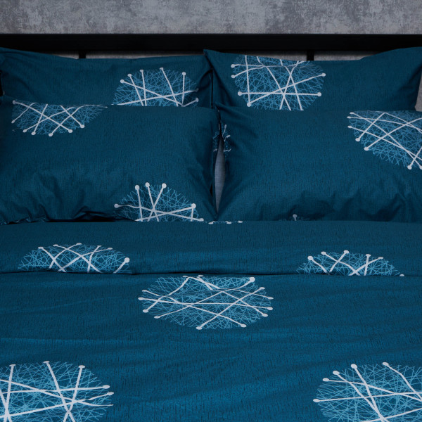 Фото - Комплект постельного белья Moon&Star Satin Elit Crystal Threads 143х210х2 нав. 4х50х70 (MS-820008288)