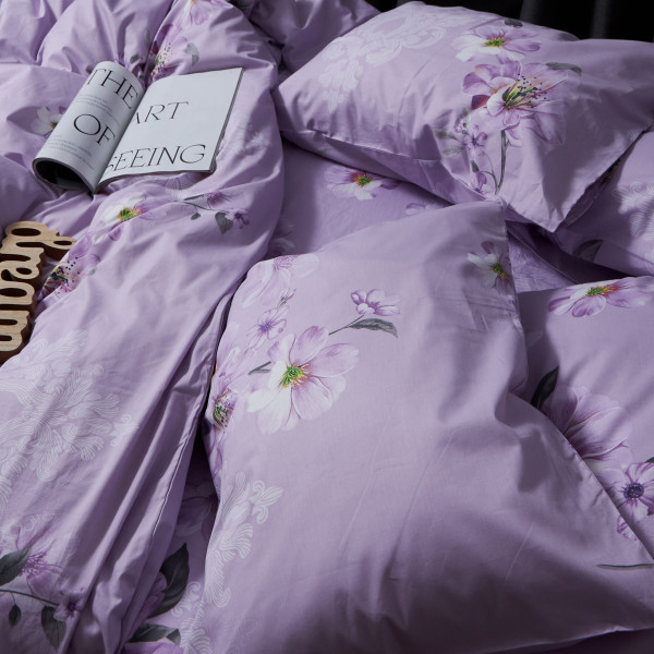 Фото - Комплект постельного белья Moon&Star Satin Elit Floral Mist 160х220х2 нав. 2х50х70 (MS-820008361)