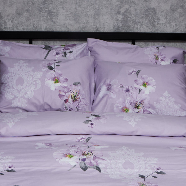 Фото - Комплект постельного белья Moon&Star Satin Elit «Floral Mist» 175х210 см нав. 4х70х70 (MS-820008339)