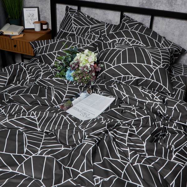 Фото - Комплект постельного белья Moon&Star Satin Elit Minimal Chic 143х210х2 нав. 2х70х70 (MS-820008462)