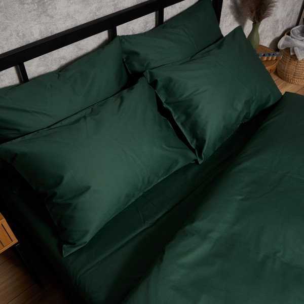 Фото - Комплект постельного белья Moon&Star Satin Premium Evergreen Dream 143х210х2 нав. 2х40х60 (MS-820010035)