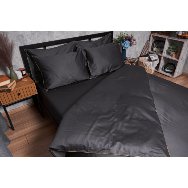 Фото - Комплект постельного белья Moon&Star Satin Premium Gold Corner 143х210 (MS-820003900)