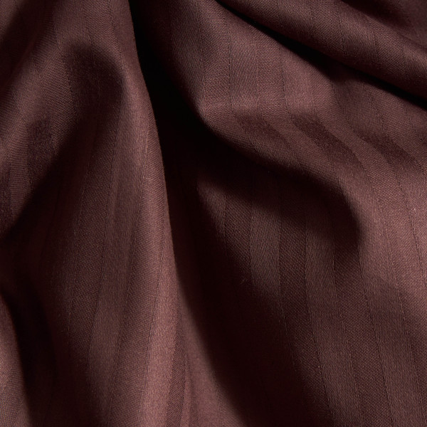 Фото - Комплект постельного белья Moon&Star Satin Stripe Warm Espresso 143х210х2 нав. 2х40х60 (MS-820008740)