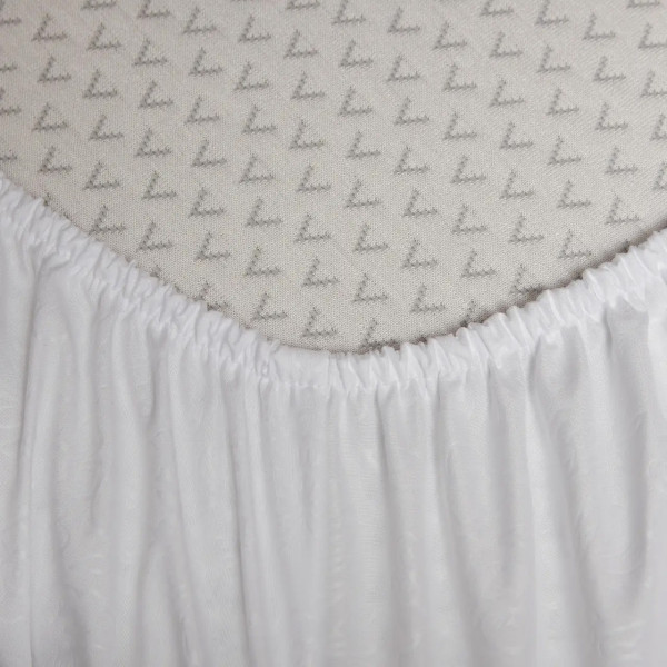 Фото - Простынь двуспальная Moon&Star на резинке Snowy Microfiber Microfiber 180х200х20 см (MS-850001416)