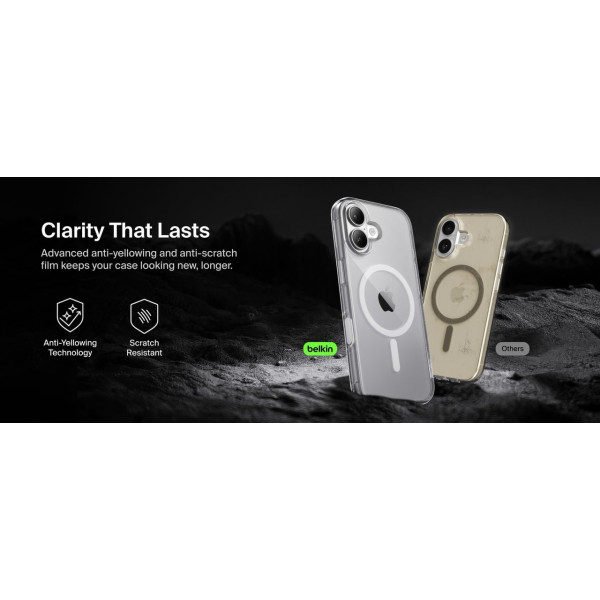 Фото - Чехол для смартфона Belkin for iPhone 17 Magnetic Protective Clear (MSA030HQCL)