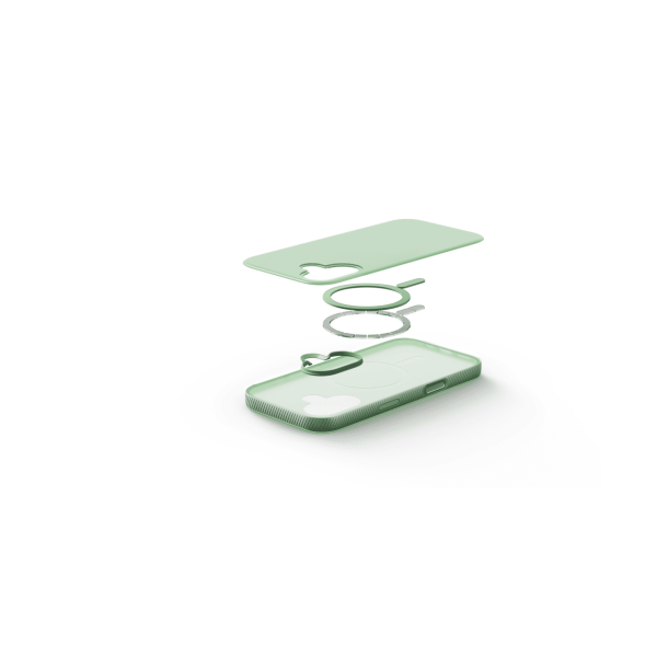 Фото - Чехол для смартфона Belkin for iPhone 17 Magnetic Protective Grip Sage (MSA034HQSE)