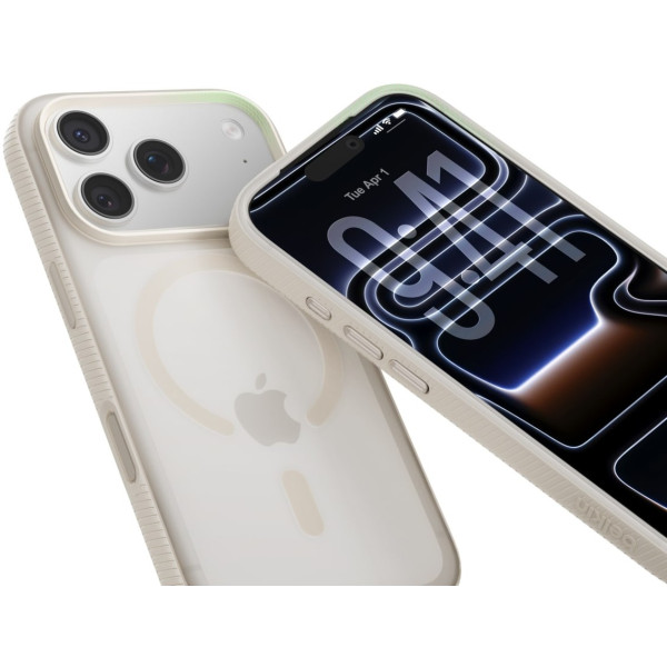 Фото - Чехол для смартфона Belkin for iPhone 17 Pro Magnetic Protective Grip Sand (MSA035HQSA)