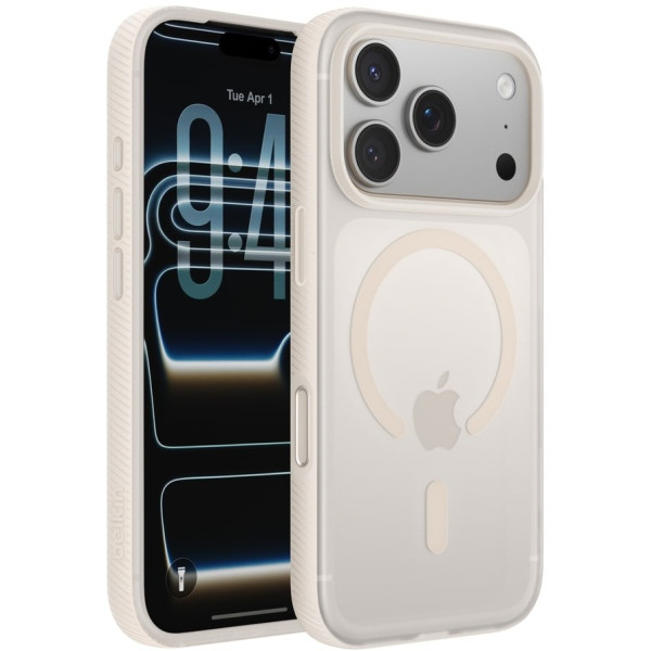 Фото - Чехол для смартфона Belkin for iPhone 17 Pro Magnetic Protective Grip Sand (MSA035HQSA)