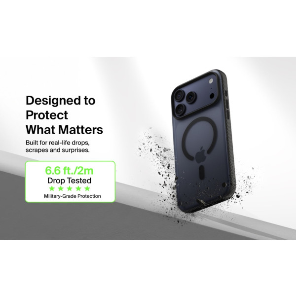 Фото - Чехол для смартфона Belkin for iPhone 17 Pro Max Magnetic Protective Grip Black (MSA036HQBK)