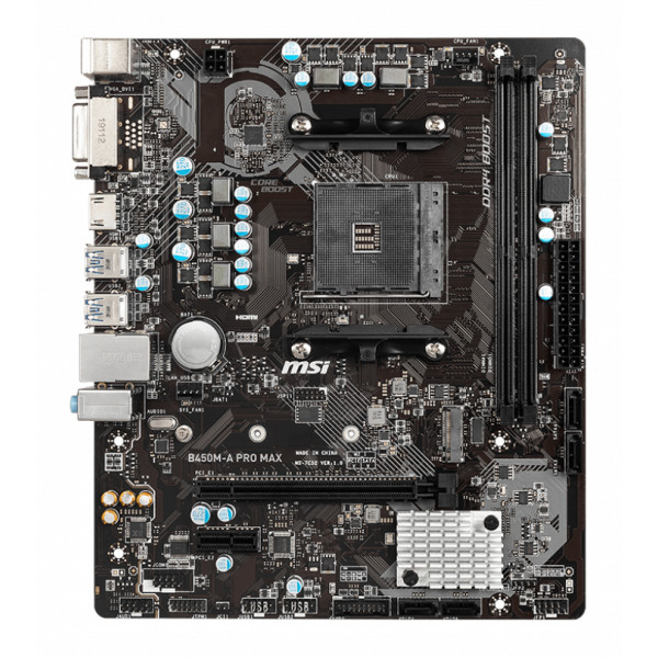 Фото - Материнская плата MSI B450M-A PRO MAX