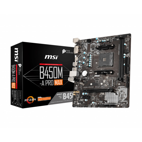 Фото - Материнская плата MSI B450M-A PRO MAX