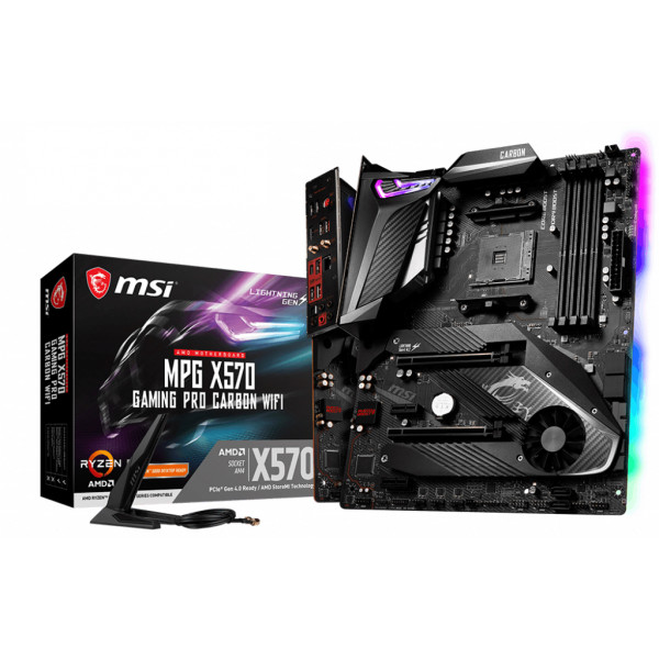 Фото - Материнская плата MSI MPG X570 Gaming Pro Carbon WiFi Socket AM4