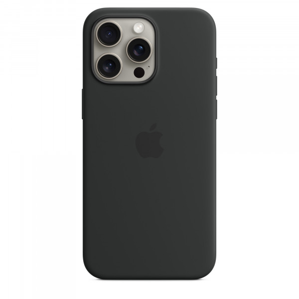 Фото - Уценка - Чехол для смартфона Apple Silicone Case with MagSafe iPhone 15 Pro Max Black (MT1M3)