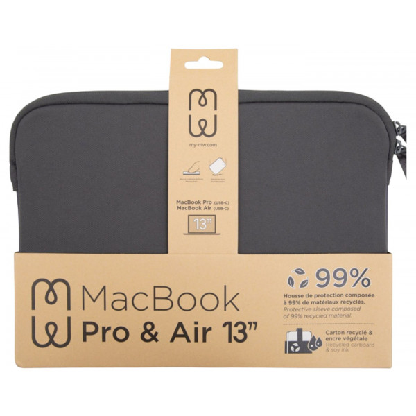 Фото - Чехол для ноутбука MW Basics 2Life Sleeve Case Grey/White for MacBook Pro 13" M1/M2/MacBook Air 13" M1 (MW-410140)