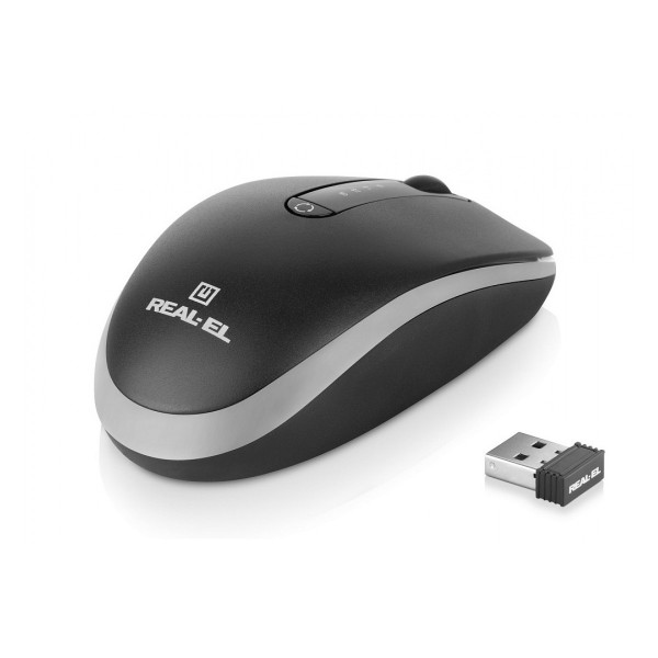 Фото - Мышь беспроводная REAL-EL RM-455W Black