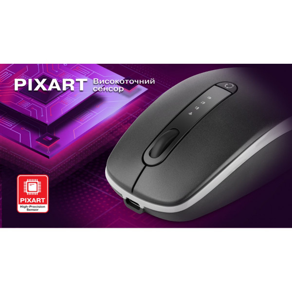 Фото - Мышь беспроводная REAL-EL RM-455W Black