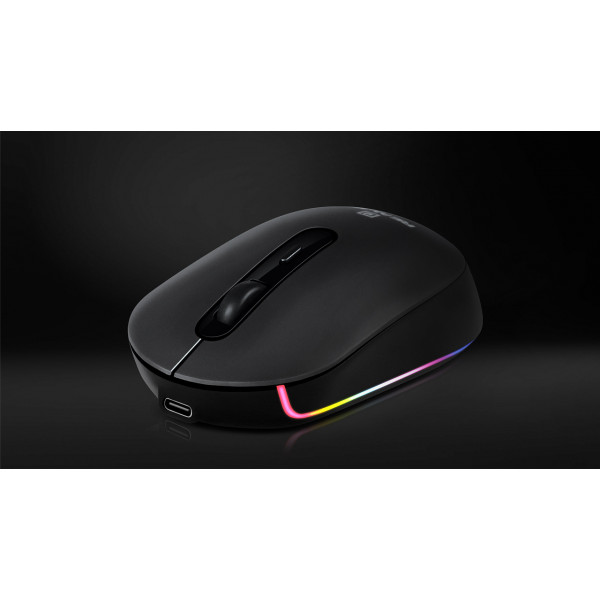 Фото - Мышь беспроводная REAL-EL RM-470W Dark Gray (EL123200049)