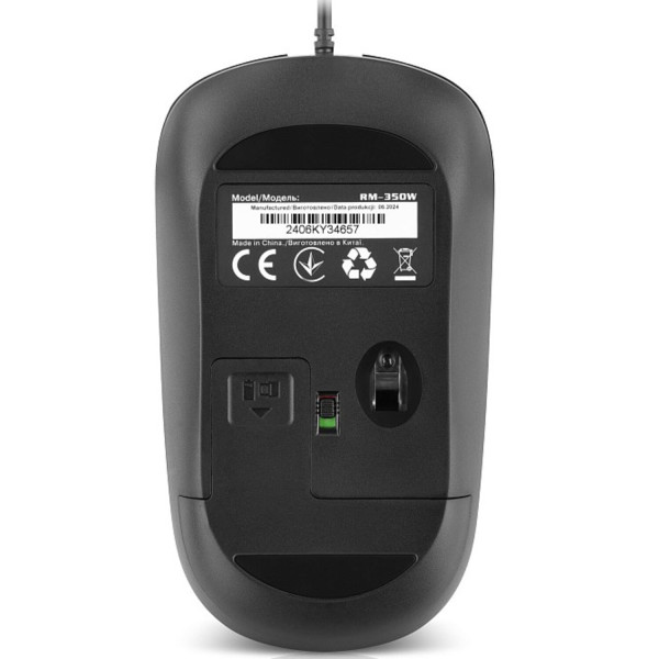 Фото - Мышь проводная REAL-EL RM-222 Black (EL123200040)