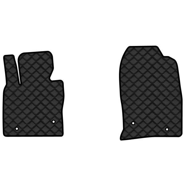 Фото - Коврики из экокожи в салон авто передние EVAtech для CX-9 (TC) (7 seats) Mazda 2016 2 поколение SUV USA MZ11398ACC2VL4BBLB