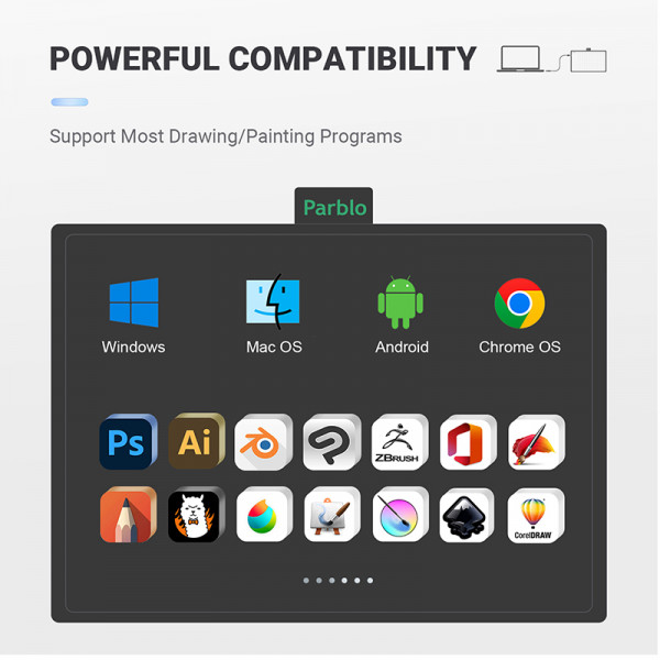 Фото - Графический планшет Parblo N10B Black