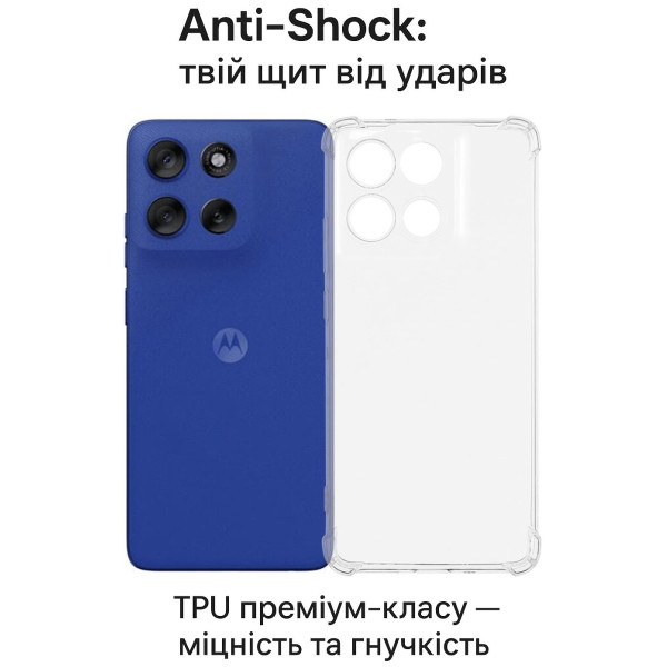 Фото - Чехол для смартфона BeCover for Motorola Moto G56 Clear (713802)