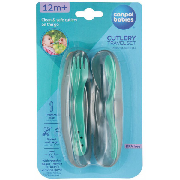 Фото - Набор детский Canpol babies бирюзовый (74/019_tur)