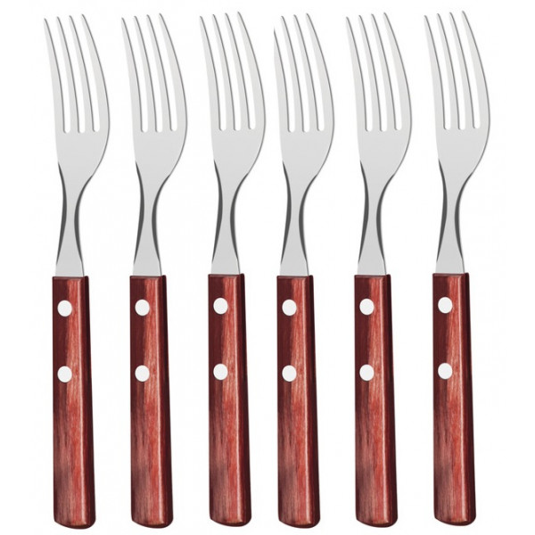 Фото - Набор вилок столовых Tramontina Polywood 6 шт (21102/670) Фото - Набор вилок столовых Tramontina Polywood 6 шт (21102/670)