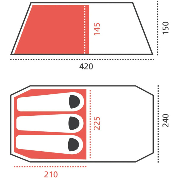 Фото - Палатка Grand Canyon Robson 3 Capulet Olive (330027)