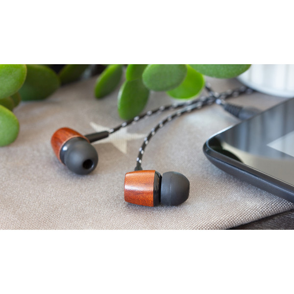 Фото - Наушники вкладыши REAL-EL Z-1720 Wooden