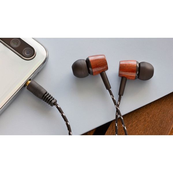 Фото - Наушники вкладыши REAL-EL Z-1720 Wooden