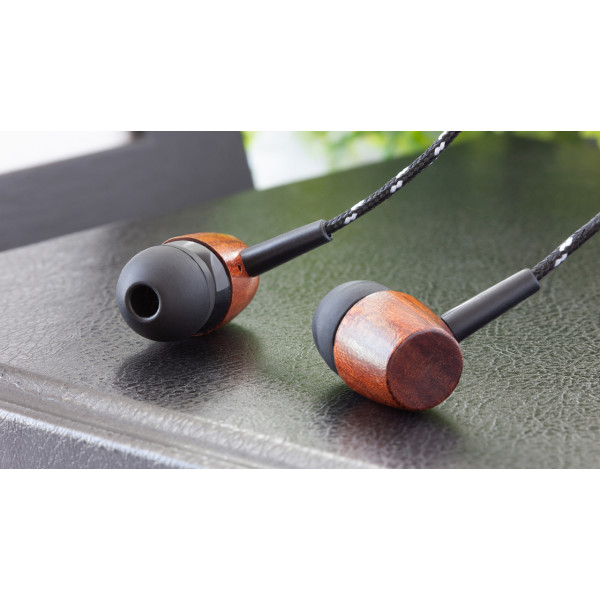 Фото - Наушники вкладыши REAL-EL Z-1720 Wooden