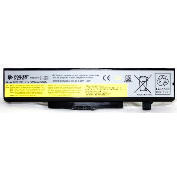Фото - Аккумулятор для ноутбука PowerPlant IBM/LENOVO IdeaPad G580 (L11L6F01) 11.1V 5200mAh (NB00000276)