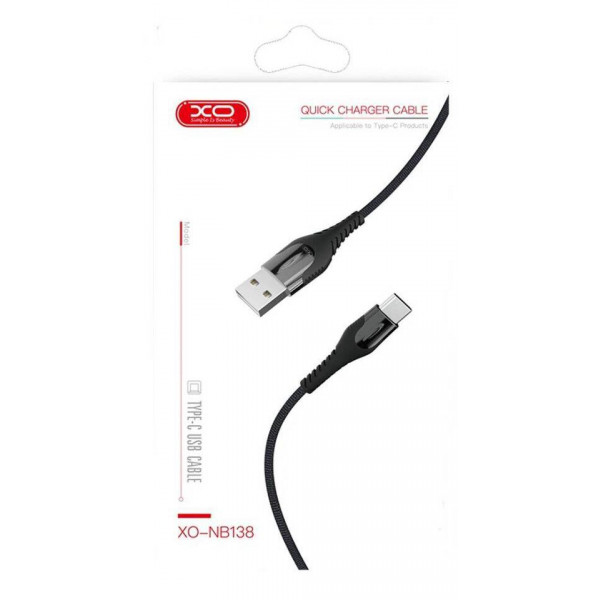 Фото - Кабель синхронизации данных XO USB A - USB C (NB138)