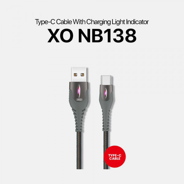 Фото - Кабель синхронизации данных XO USB A - USB C (NB138)