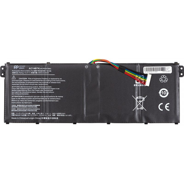 Фото - Аккумулятор для ноутбука PowerPlant ACER Spin 5 SP515-51GN (AC14B7K) 15.2V 3600mAh (NB410699)
