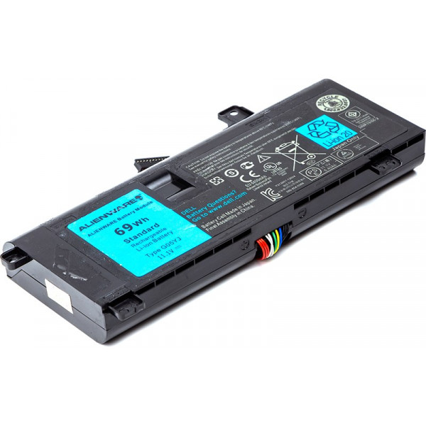 Фото - Аккумулятор для ноутбука PowerPlant Dell Alienware 14 Series (G05YJ) 11.1V 69Wh (original) (NB441594)