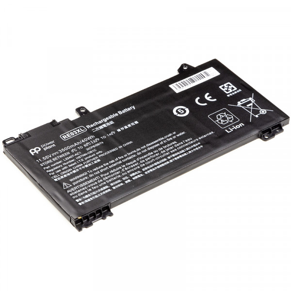 Фото - Аккумулятор для ноутбука PowerPlant HP ProBook 440 G6 (RE03XL, HSTNN-0B1C) 11.55V 3500mAh (NB461509)