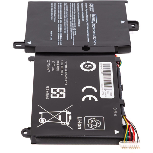 Фото - Аккумулятор для ноутбука PowerPlant HP Pavilion X360 11-K (HV02XL) 7.6V 3400mAh (NB462490)
