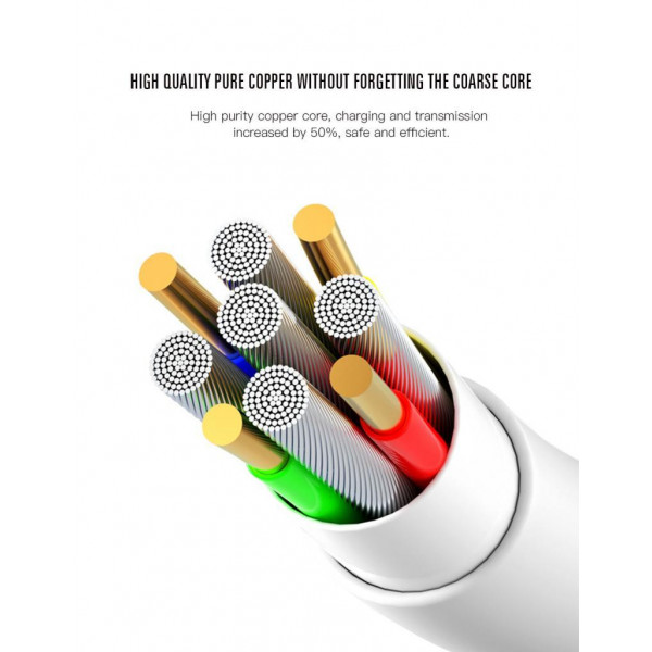 Фото - Кабель синхронизации данных XO USB A - Lightning 2.0 (NB47)