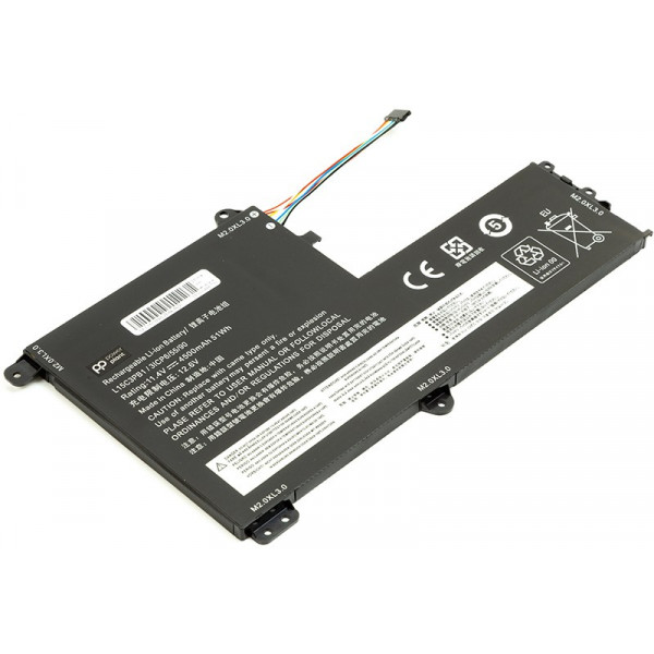 Фото - Аккумулятор для ноутбука PowerPlant Lenovo Flex 5-1470 (L15C3PB1) 11.4V 4500mAh (NB480937)