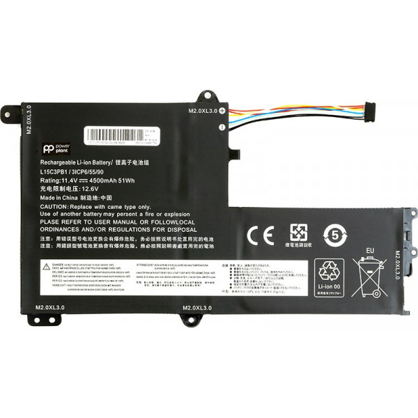 Фото - Аккумулятор для ноутбука PowerPlant Lenovo Flex 5-1470 (L15C3PB1) 11.4V 4500mAh (NB480937)