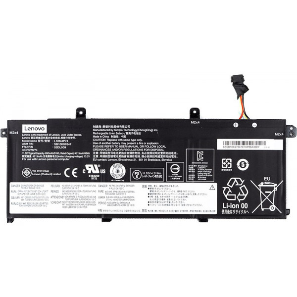 Фото - Аккумулятор для ноутбука PowerPlant Lenovo ThinkPad P43s (L18M4P74) 11.52V 4345mAh (original)