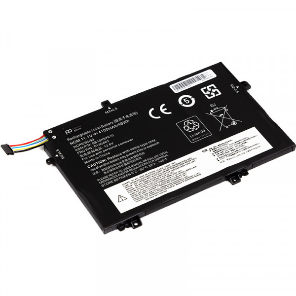 Фото - Аккумулятор для ноутбука PowerPlant LENOVO ThinkPad L480 (01AV463) 11.1V 4100mAh (NB481286)