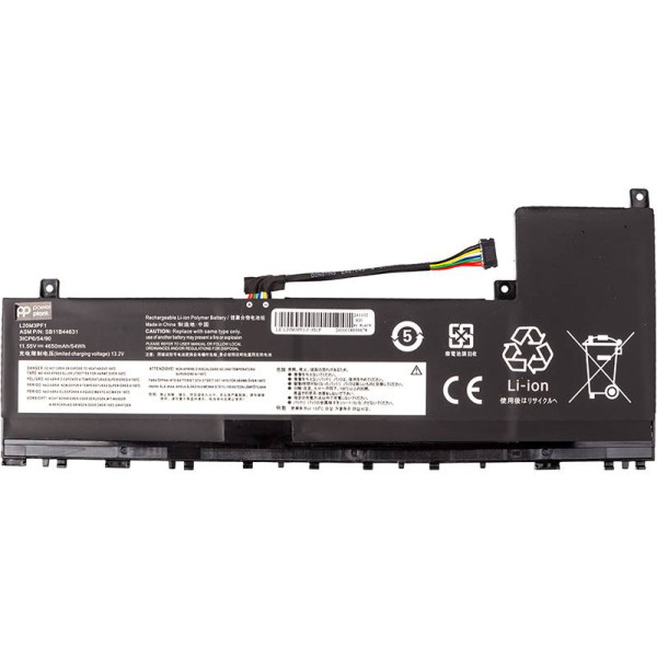 Фото - Аккумулятор для ноутбука PowerPlant LENOVO IdeaPad 5 Pro 14ARH7 (L20M3PF1) 11.55V 4650mAh (NB482511)